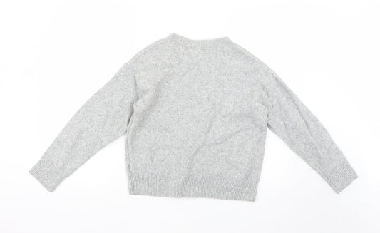 Womens UK Size 12 Dorothy Perkins Grey Pullover Jumper