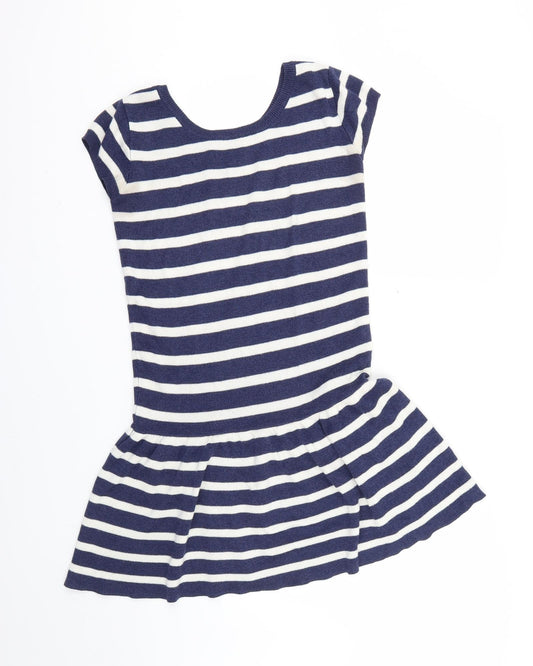 Additional front view of Atmosphere women’s multicoloured striped jumper dress, size UK 6