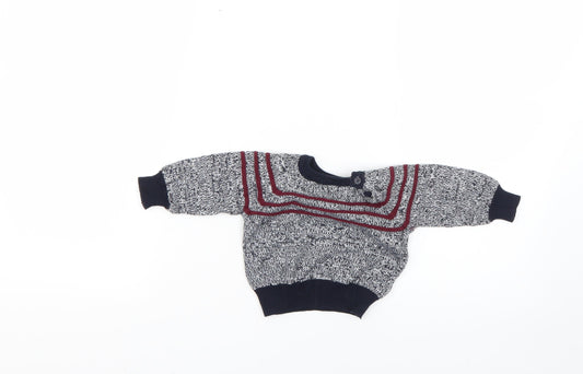Rebel Multicoloured Pullover Jumper Size 0-3 Months