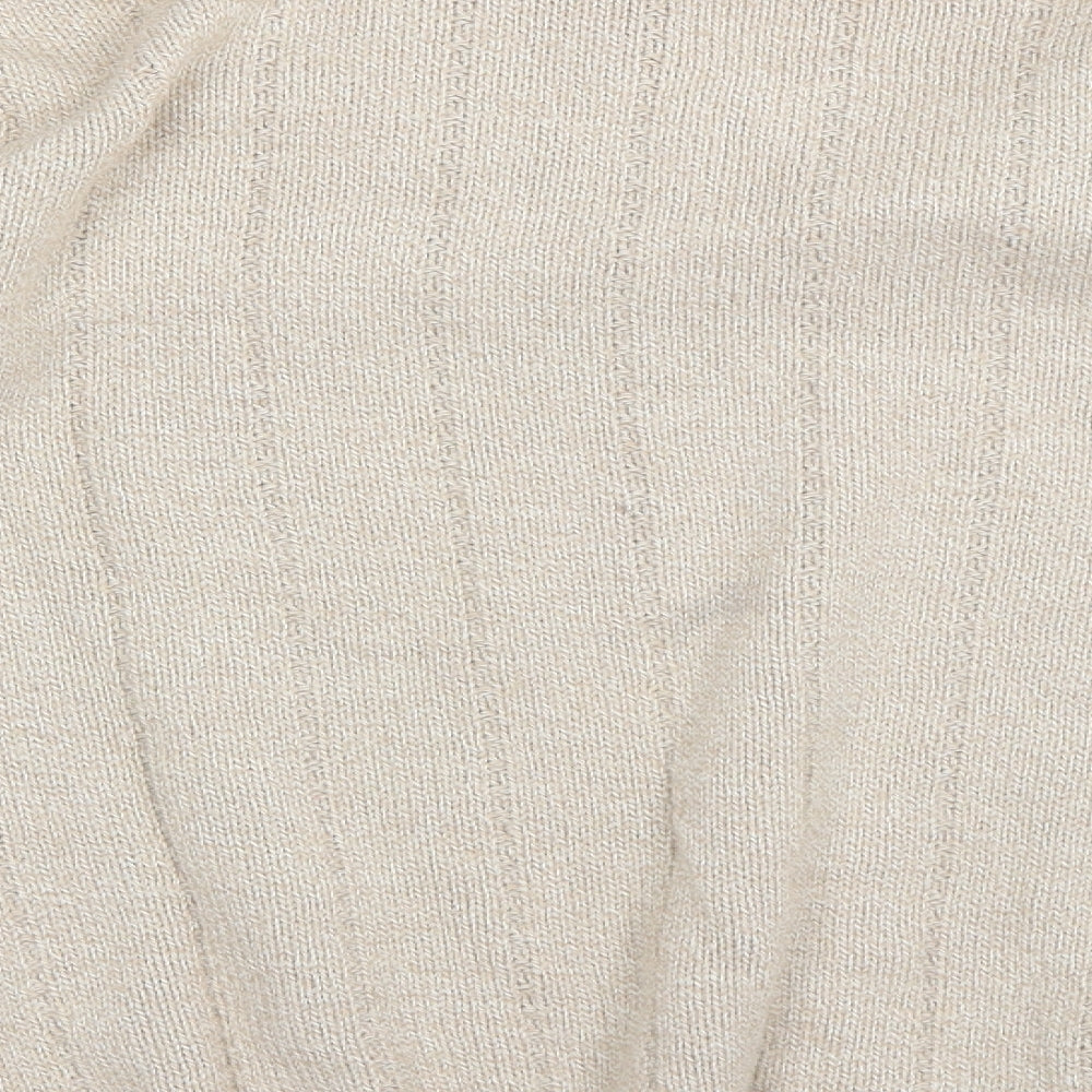 BHS Mens Beige Pullover Jumper