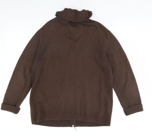 Back view of Gerry Weber women’s brown jacket, size UK 20