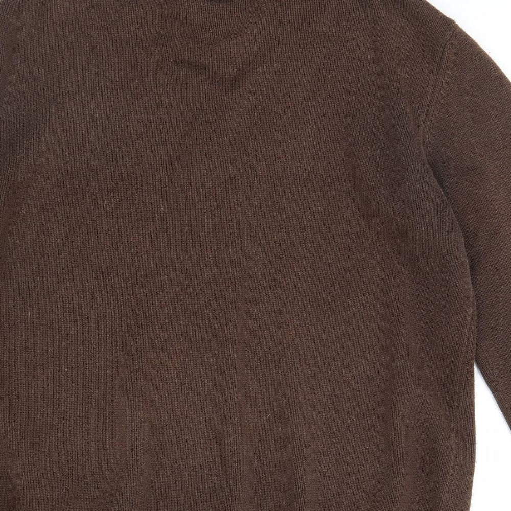 Brand and care label for Gerry Weber women’s brown jacket, size UK 20