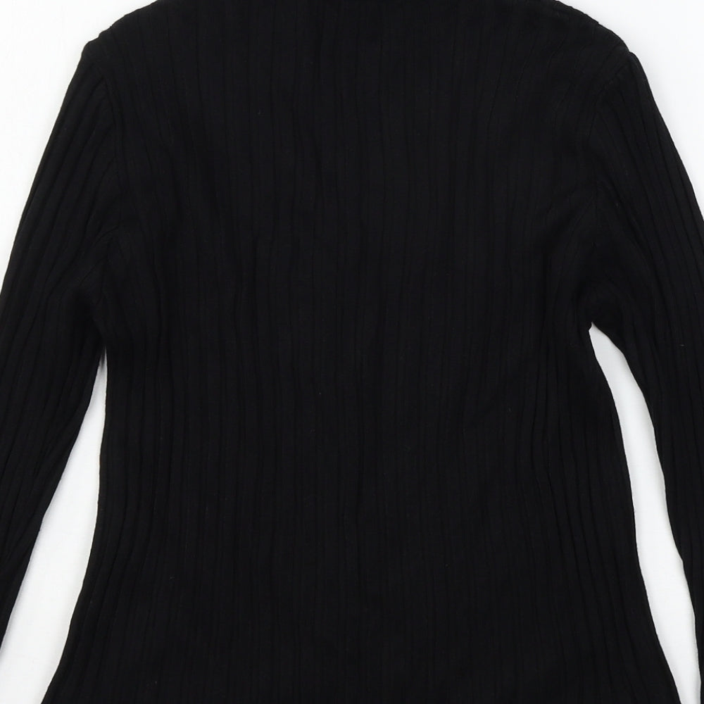 Womens UK Size 10 Peacocks Black Pullover Jumper