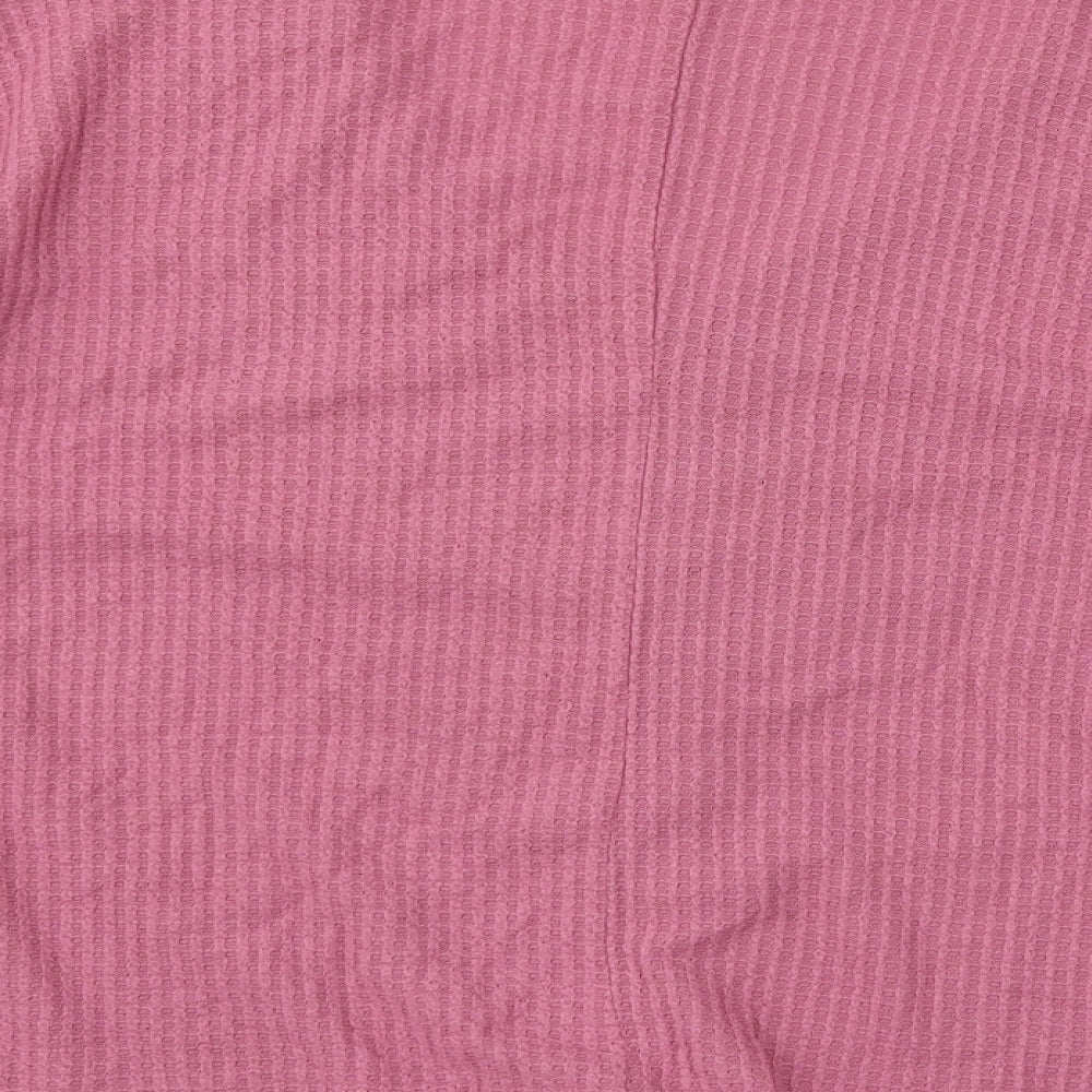 George Womens Pink Knit Pullover Jumper Size 8