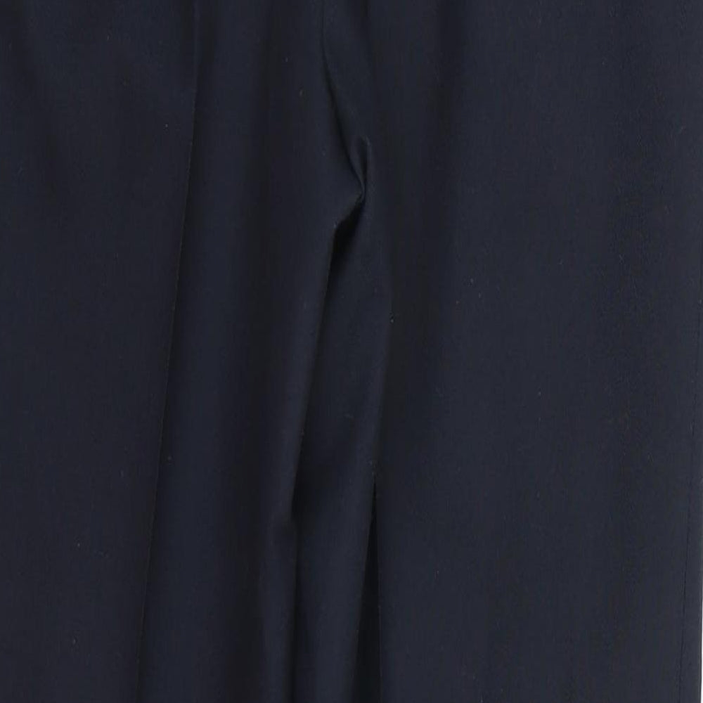 Brand and care label for Tuomi women’s black dress pants trousers, size UK 26, 27-inch leg