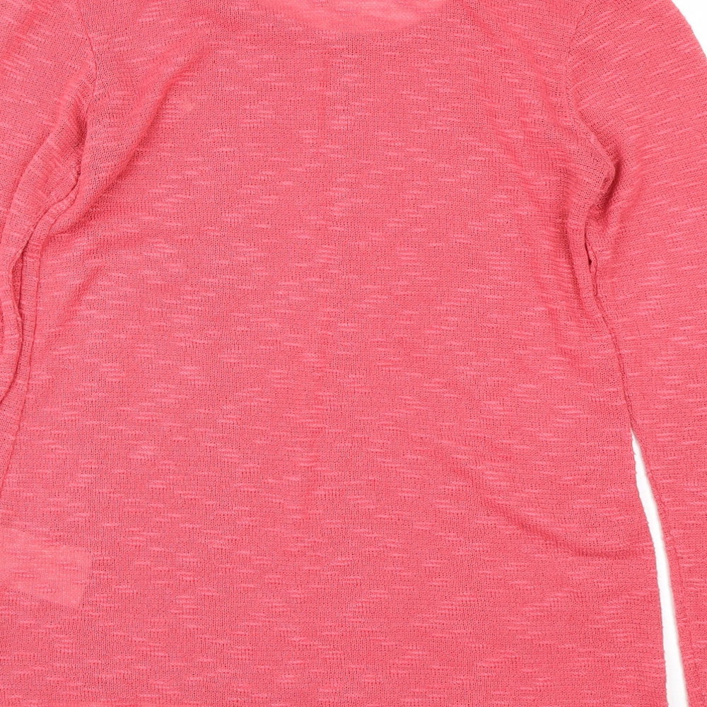 Blonde & Blonde Womens Pink Pullover Jumper Size 10