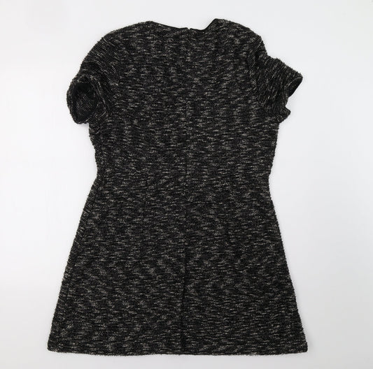 Dorothy Perkins Womens Black A-Line Size 14