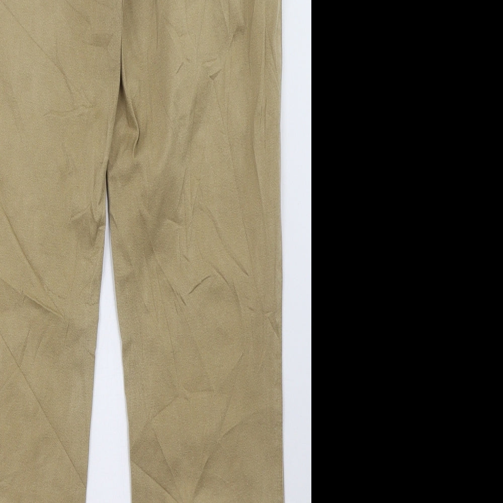 michele boyard Womens Beige Trousers Size 12 L33 in