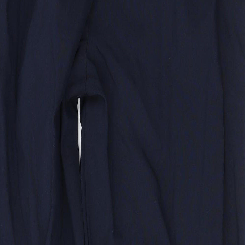 Womens UK Size 12 Preworn Regular Fit Blue Trousers