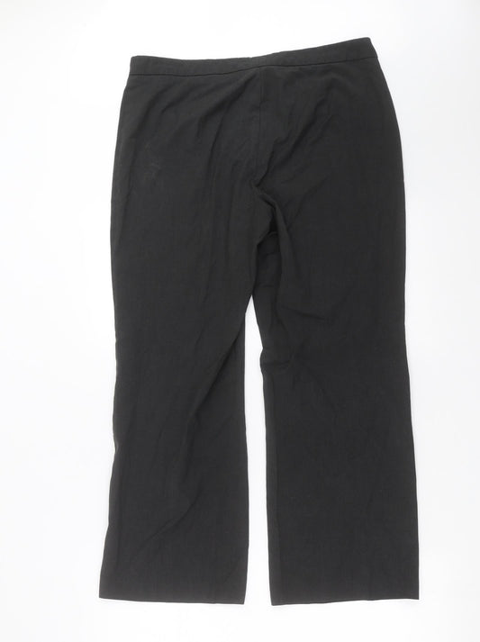Womens UK Size 14 Marks and Spencer Regular Fit Grey Trousers