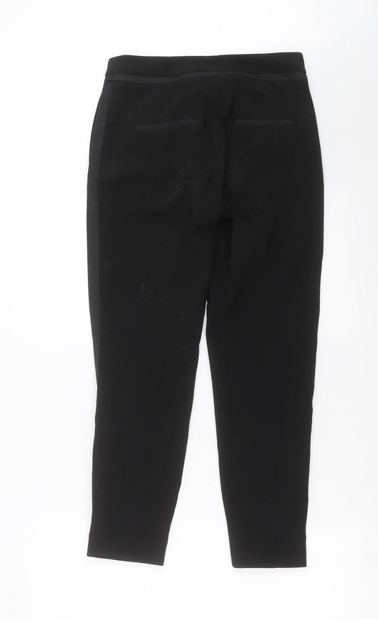 Womens UK Size 6 H&M Slim Fit Black Trousers