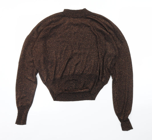 Womens UK Size 10 Very Brown Pullover Jumper