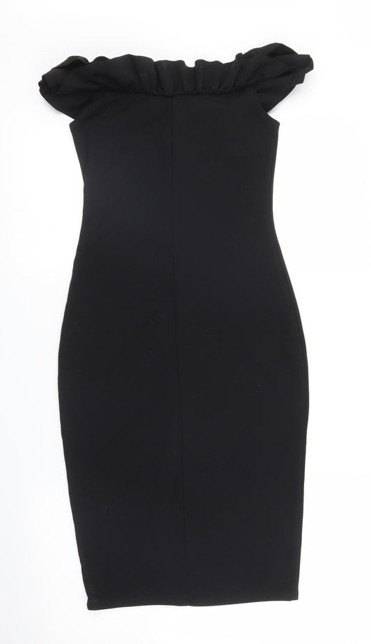 Zara Womens Black Sheath Size S