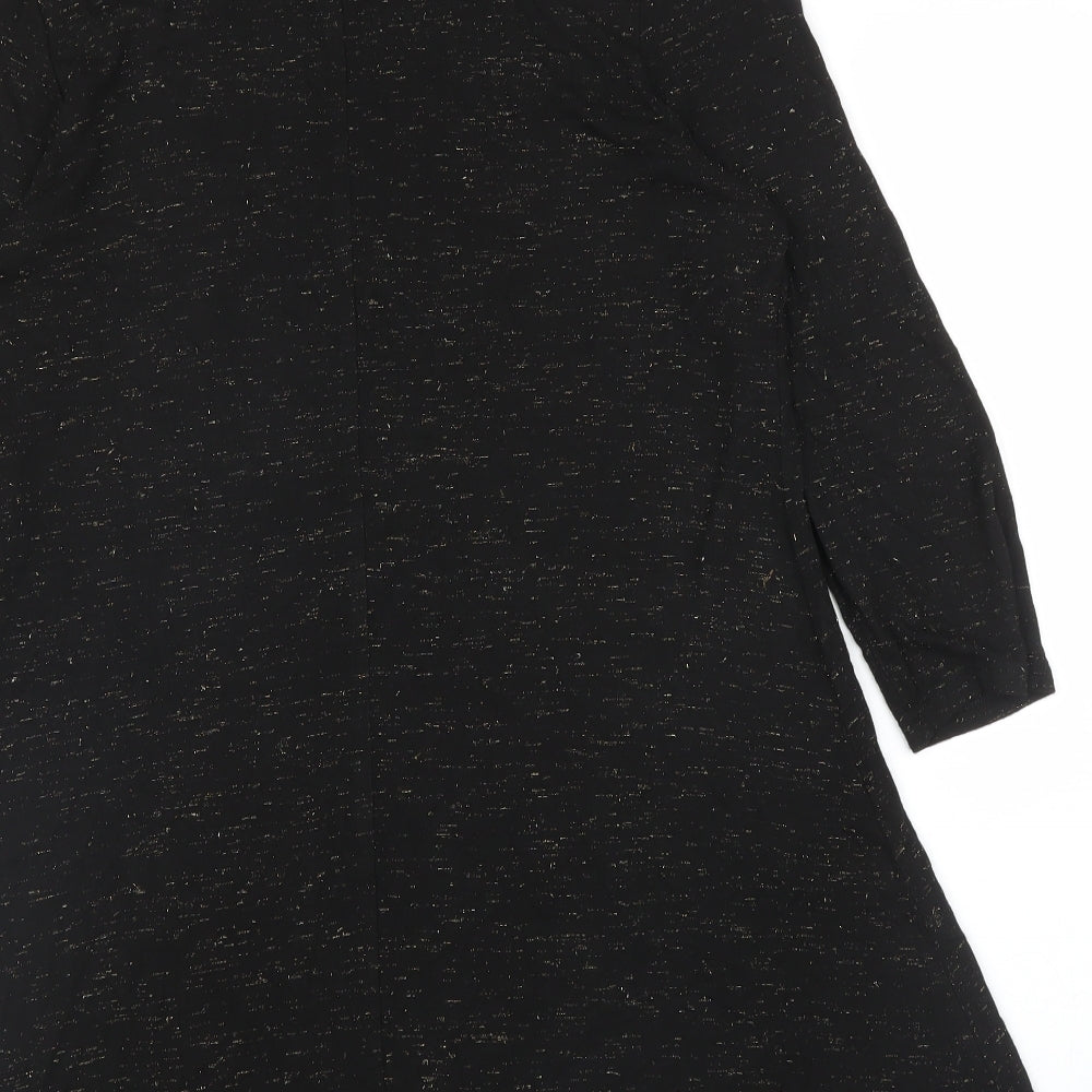 M&S Womens Black Fit & Flare Size 4