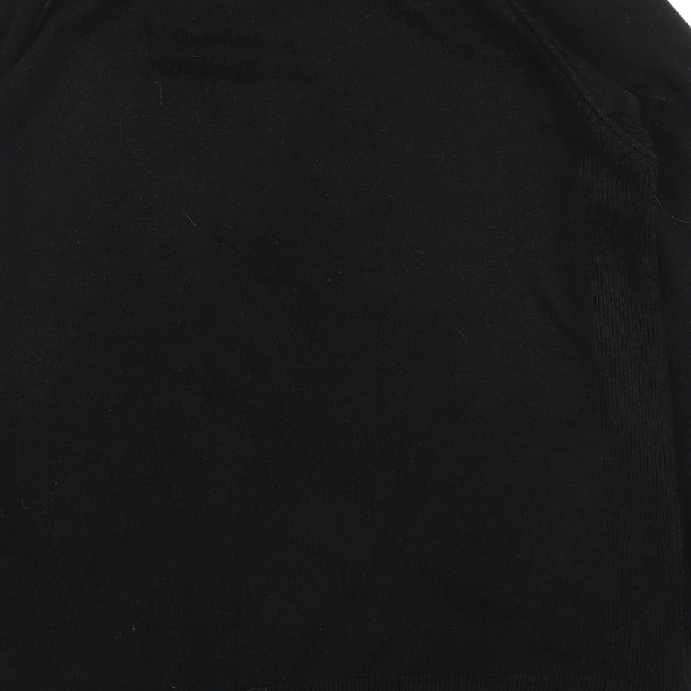 Womens UK Size 14 Papaya Black Pullover Jumper
