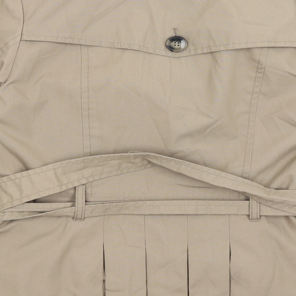 Divided Womens Brown Pea Coat Coat Size 12