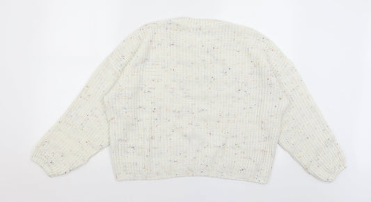 Womens UK Size 6 In the Style Ivory Pullover Jumper