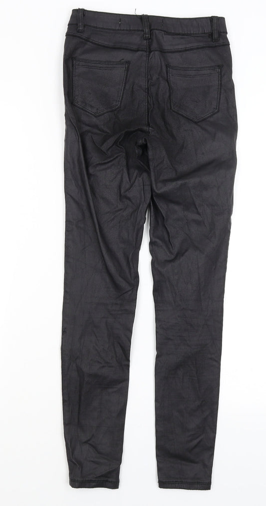 Denim Co Womens Black Trousers Size 8 L27.5 in