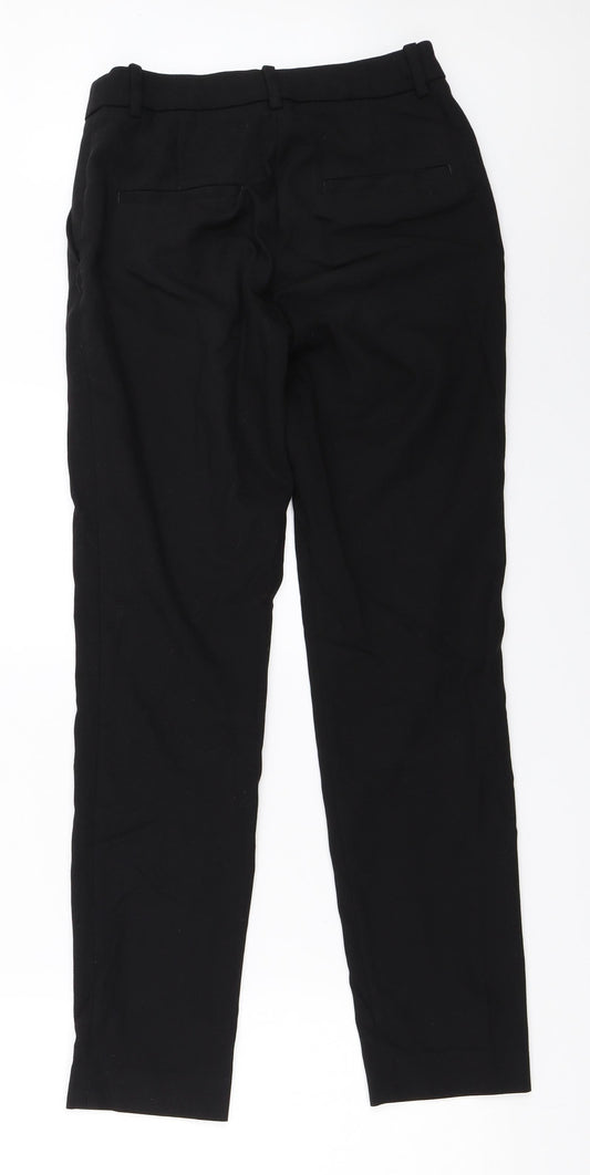 Womens UK Size 32 H&M Regular Fit Black Trousers