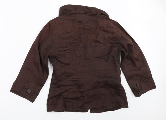 Promod Womens Brown Jacket Size 8