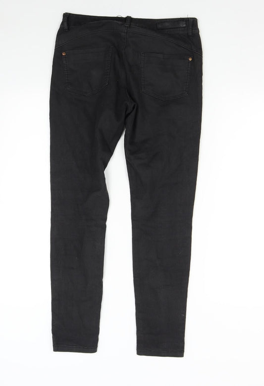 Love Label Womens Black Skinny Jeans Size 12 L28 in