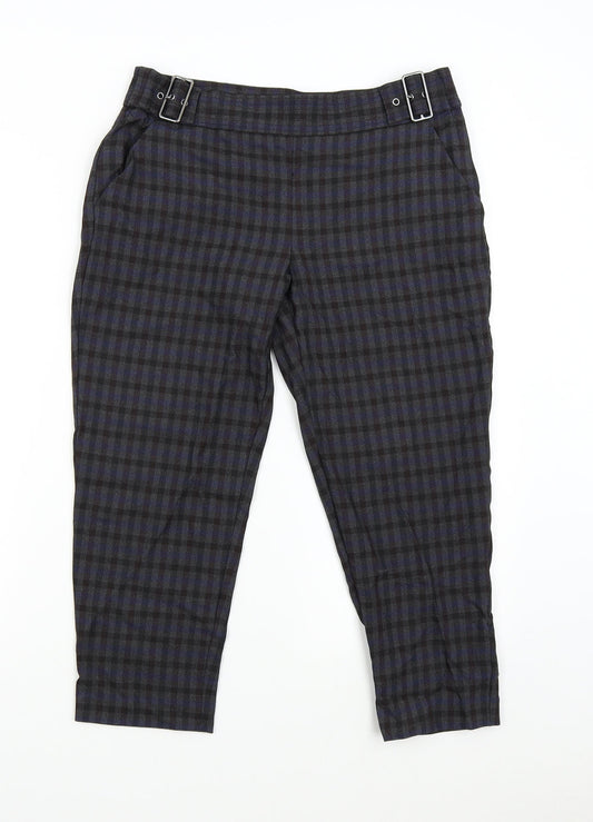 Womens UK Size 10 Dorothy Perkins Regular Fit Capri Multicoloured Trousers