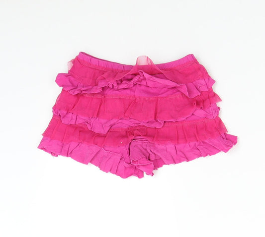 1989 Place Girls Pink   Hot Pants Shorts Size 4 Years
