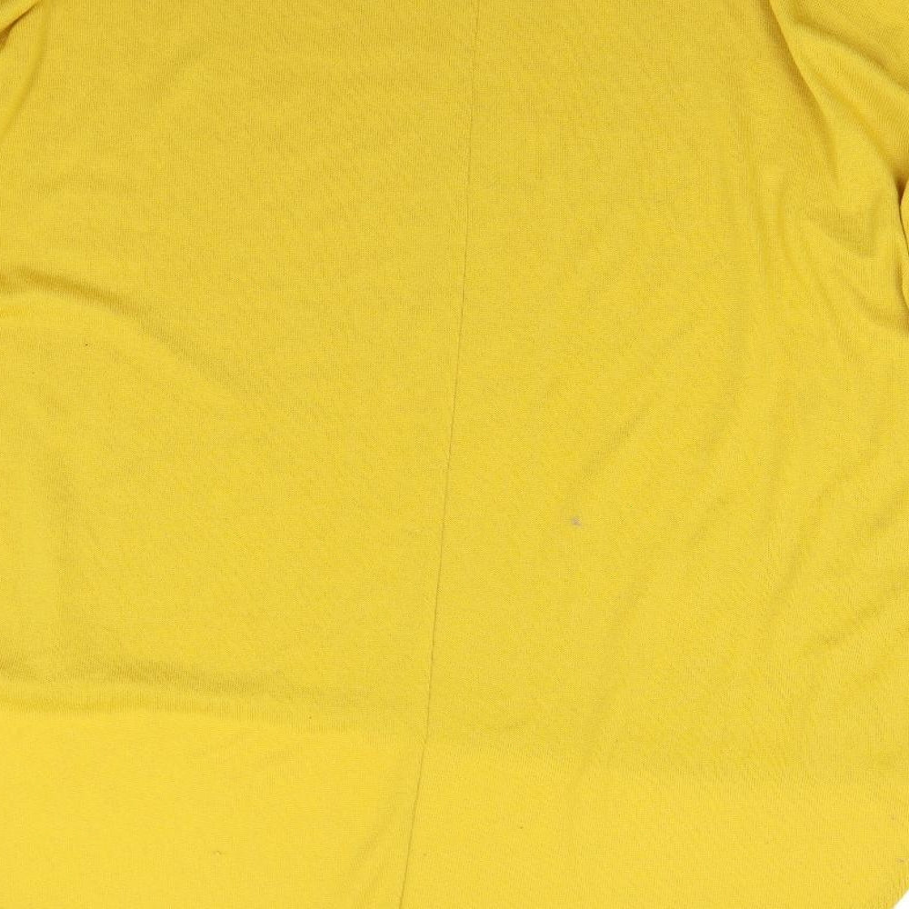 LV Clothing Womens Yellow Knit Pullover Jumper Size L