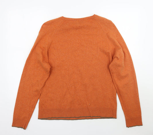Burton Mens Orange Pullover Jumper Size L