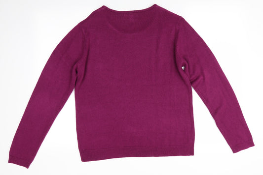 Womens UK Size 12 Originals Purple Pullover Jumper