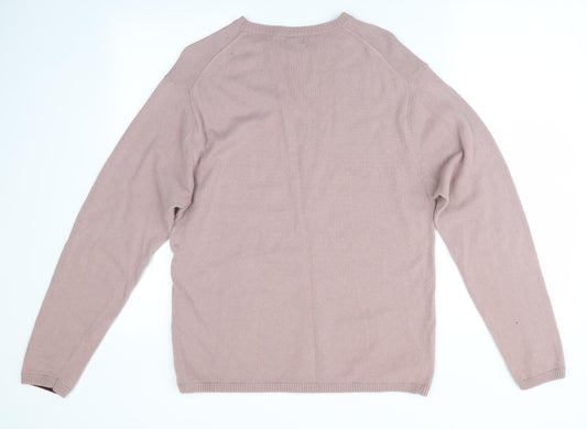 Womens UK Size M Lakeland Pink Pullover Jumper