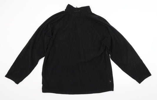 Mens UK Size XL Mountain Life Black Pullover Sweatshirt