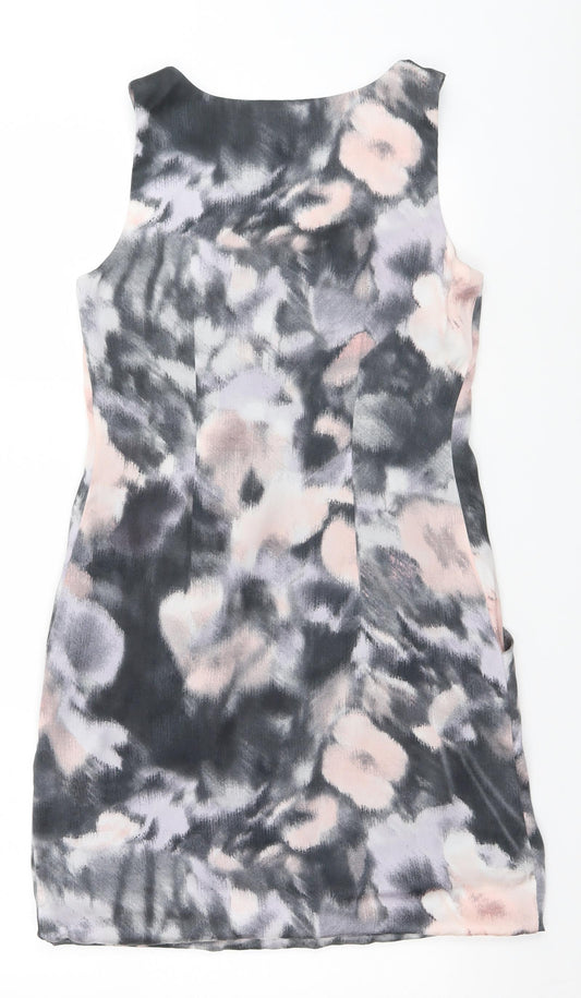 Womens UK Size 8 H&M Grey Basic Blouse