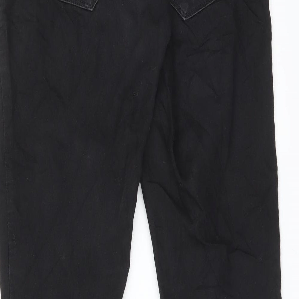 PIAZA ITALIA Womens Black Skinny Jeans Size 12 L27 in