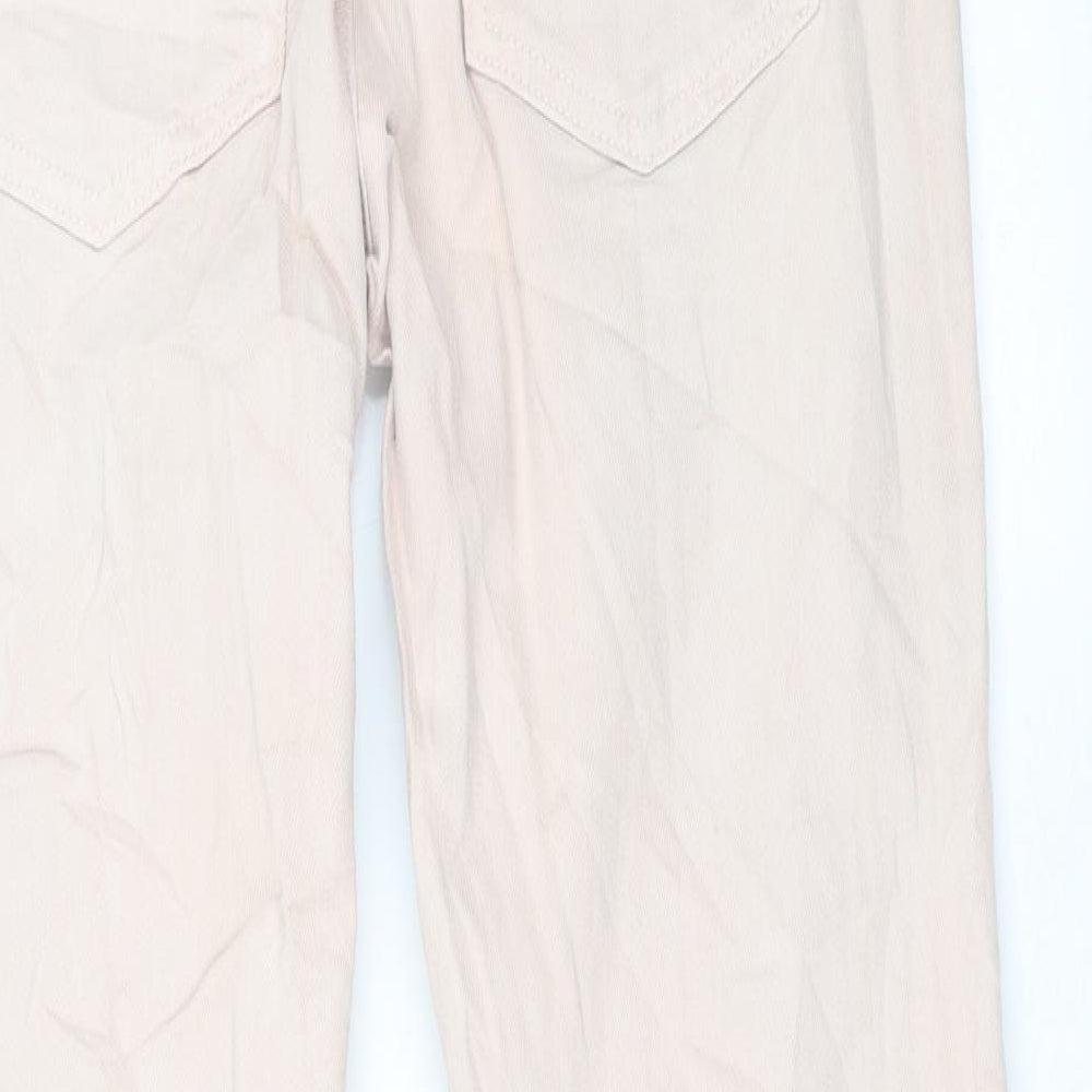 Zara Womens Pink Straight Jeans Size 10 L26 in