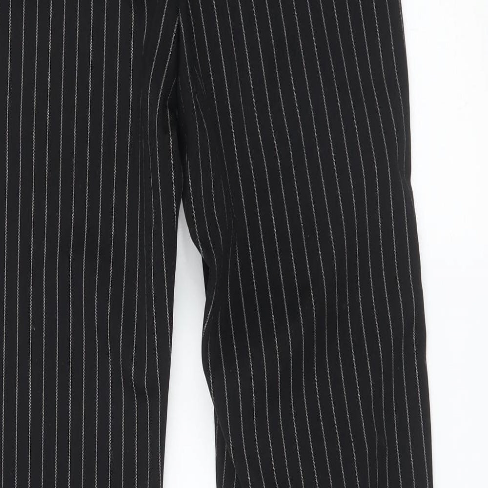 URBAN MIST Womens Multicoloured Striped Trousers Size S L26 in