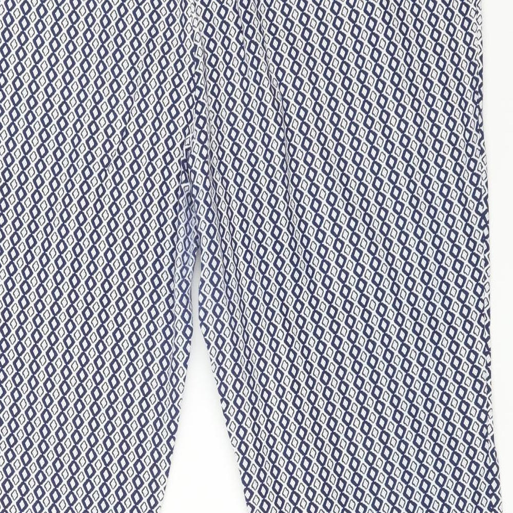 Womens UK Size 16 LABEL BE Regular Fit Multicoloured Trousers