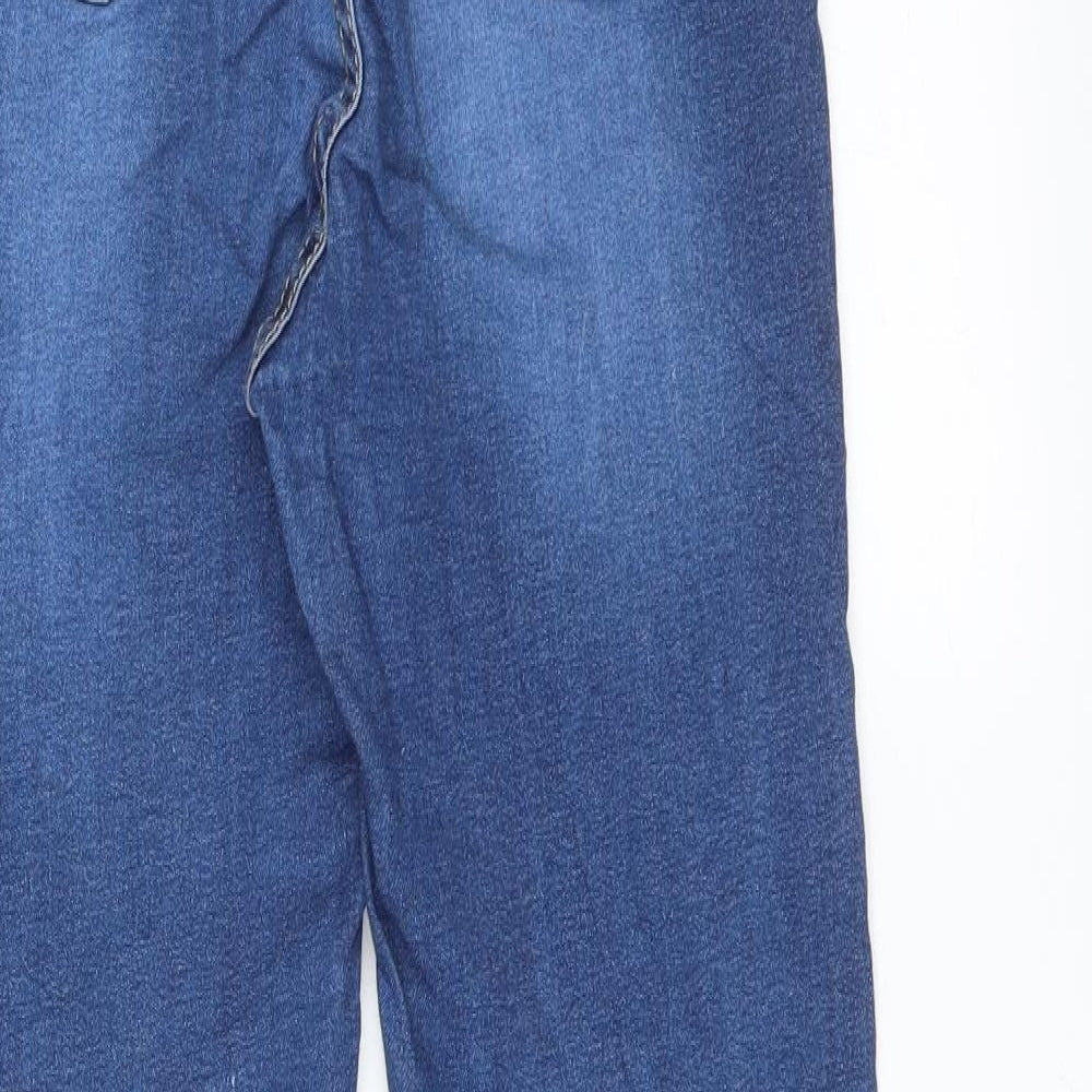 DS FASHION Womens Blue Skinny Jeans Size 8 L25 in