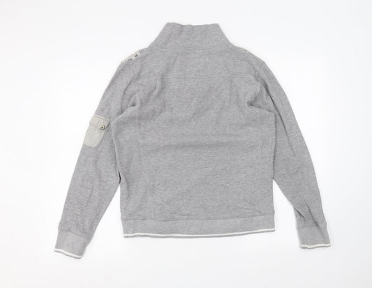 Lee Cooper Mens Grey Pullover Jumper Size S