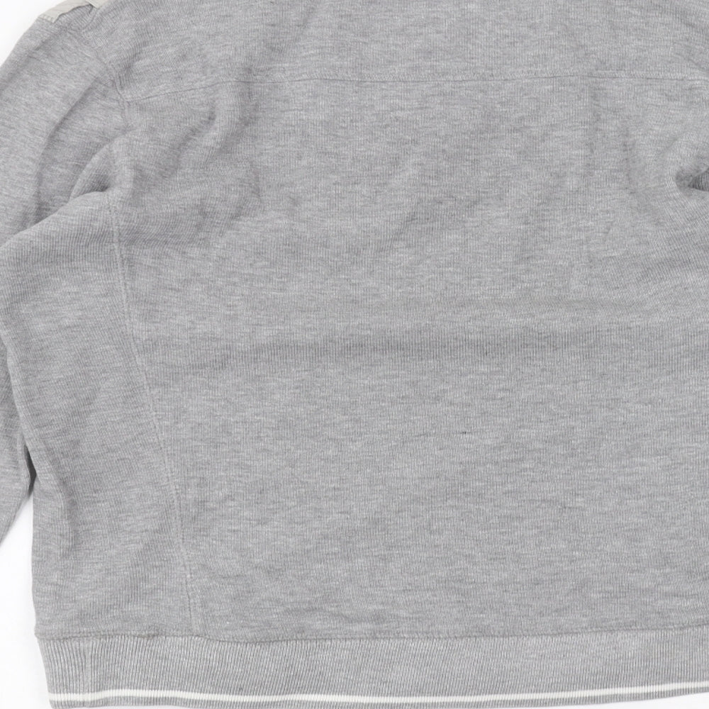 Lee Cooper Mens Grey Pullover Jumper Size S