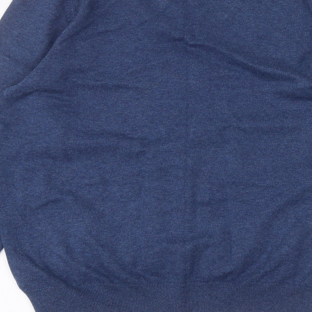Marks and Spencer Mens Blue Pullover Jumper Size L