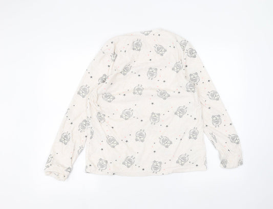 Womens UK Size 8 M&Co Beige Pullover Jumper