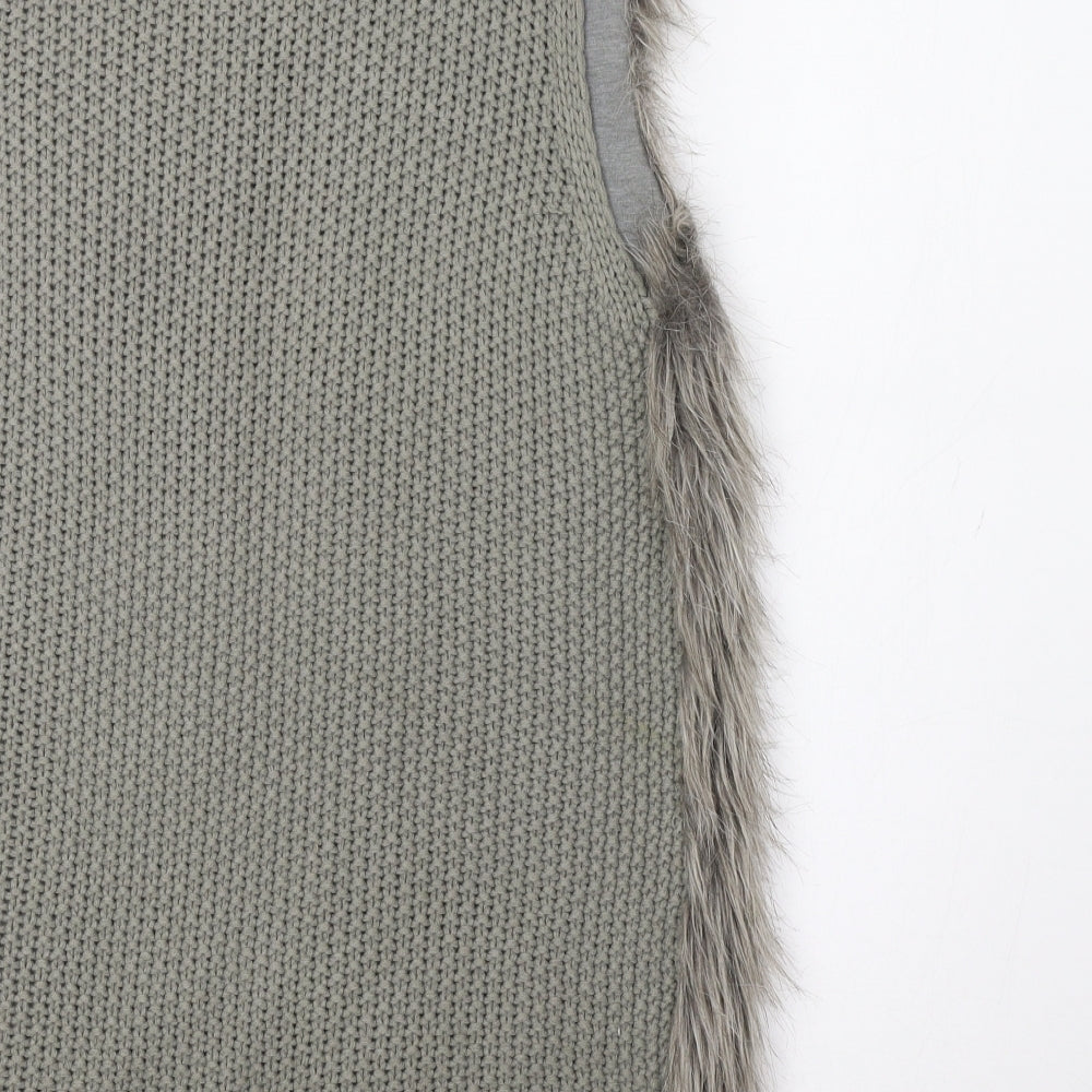 Primark Womens Grey Gilet Waistcoat Size S