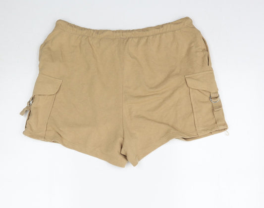 H&M Womens Beige Sweat Shorts Size L