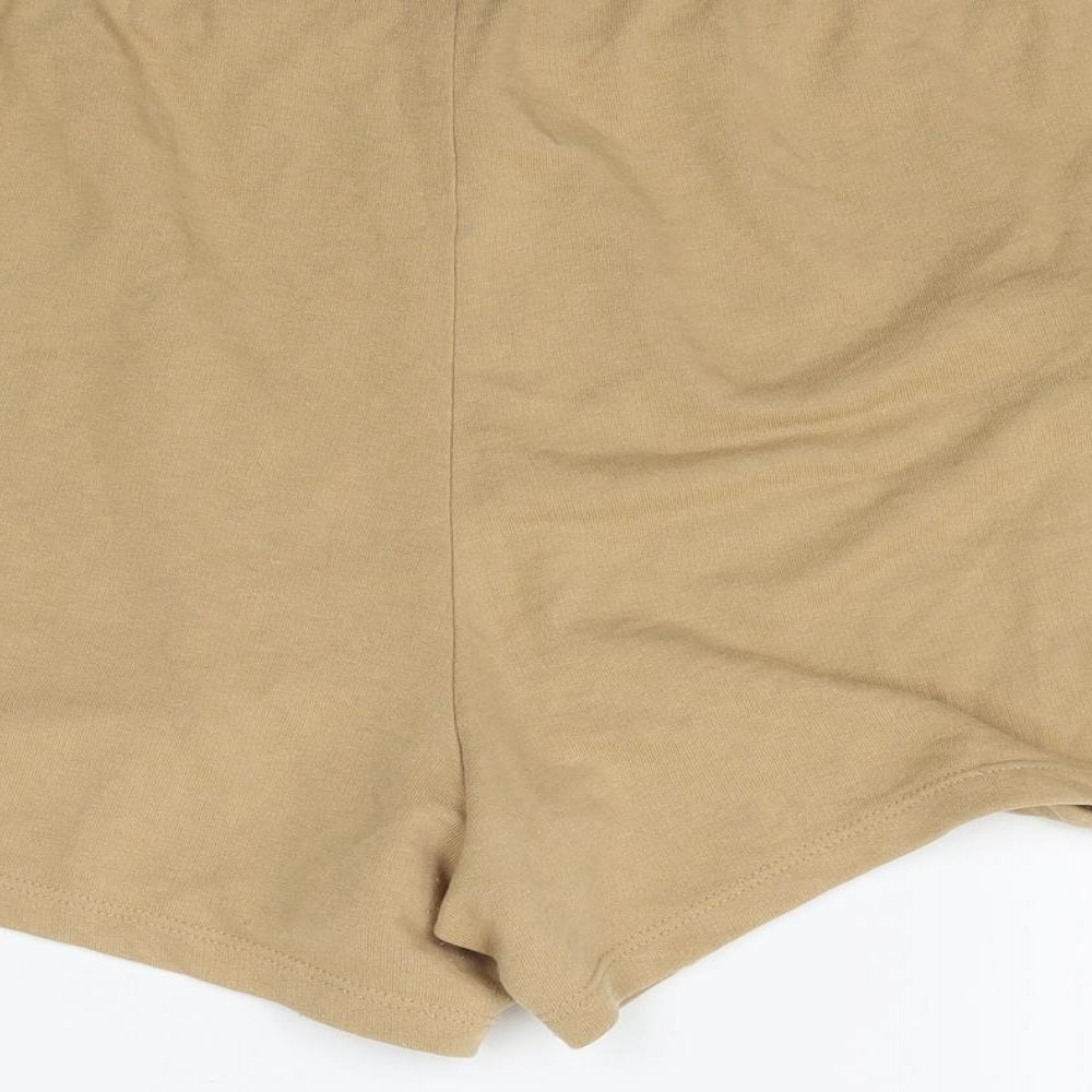 H&M Womens Beige Sweat Shorts Size L