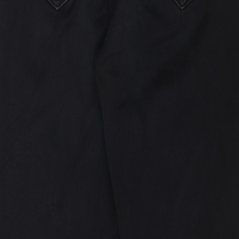 kaiweishi Womens Black Denim Straight Jeans Size 29 in L26 in