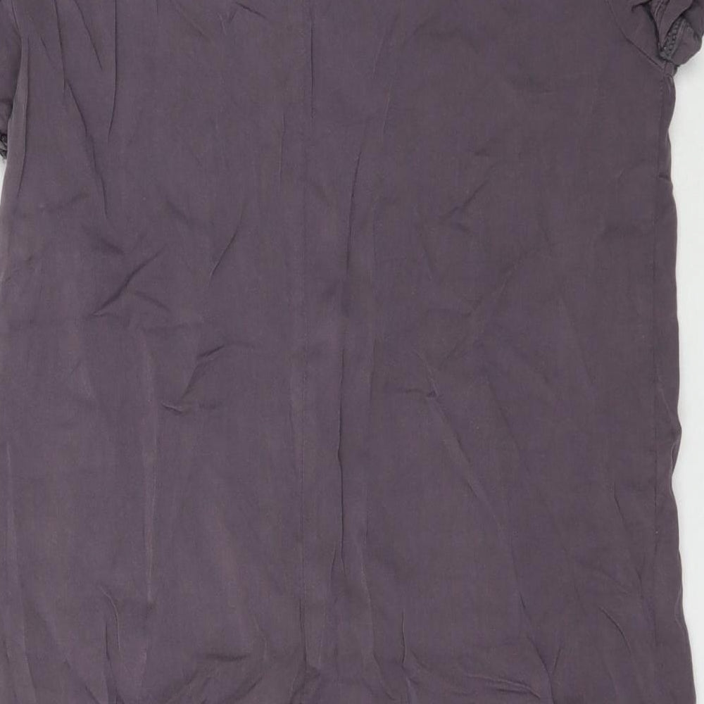 H&M Womens Purple T-Shirt Dress Size 8 - Short Dress / Long top
