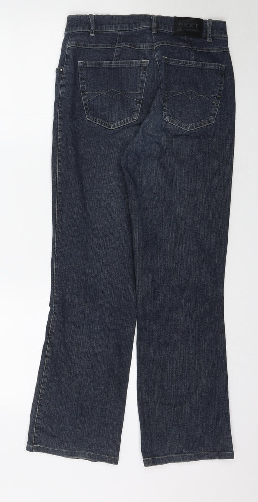 NEXT Womens Blue Denim Straight Jeans Size S L28 in