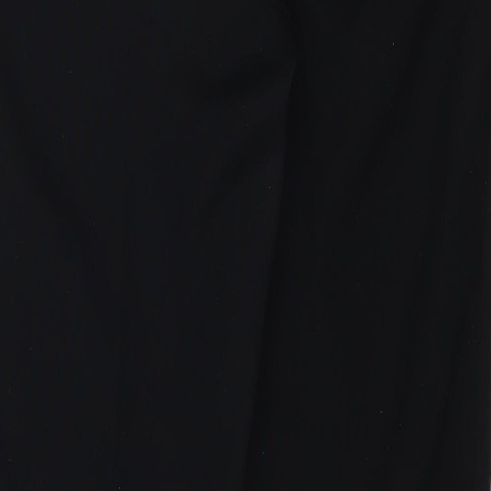 Womens UK Size 10 Atmosphere Regular Fit Black Trousers