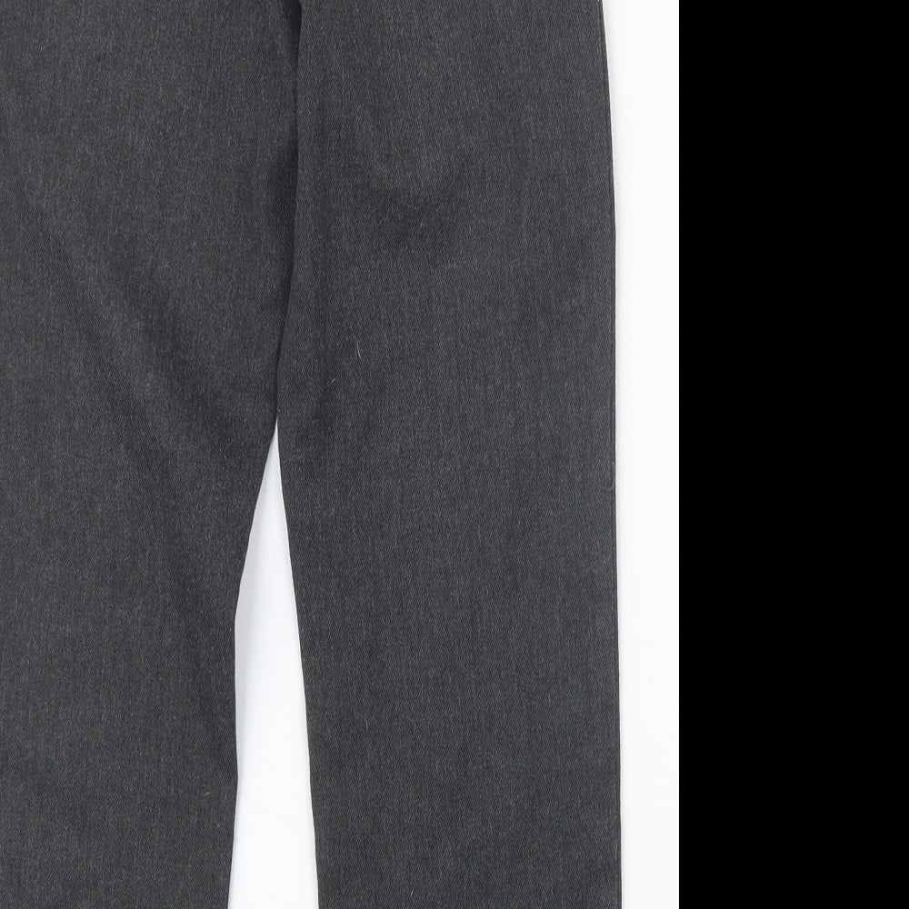 George Boys Grey Cargo Trousers Size 6-7 Years